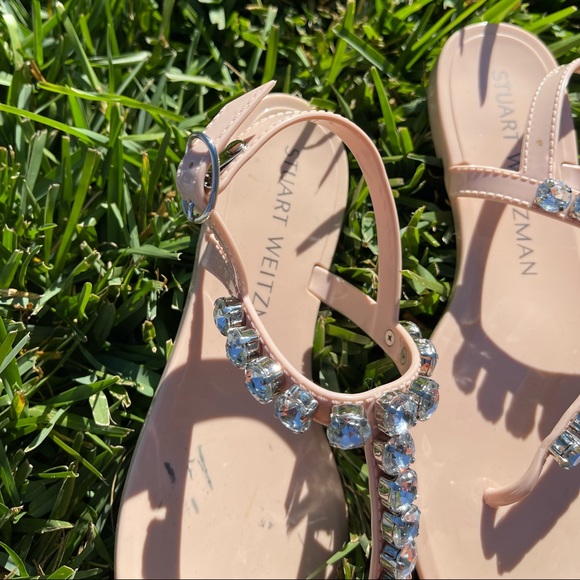 STUART WEITZMAN Jaide Gem jelly sandals SIZE 6 womens like new - Picture 9 of 10